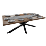 Set Dining | Masa Frasin Masiv | 200x100 cm | Confort Premium - BUZ.RO