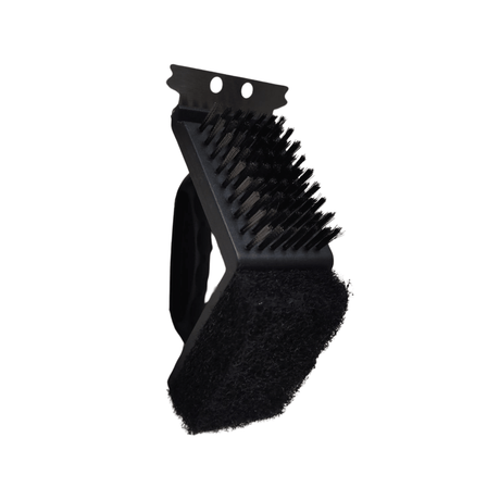 Set Gratar 4 in 1: Presa Burger, Perie Sarma, Racleta si Burete Curatare Grill - BUZ.RO