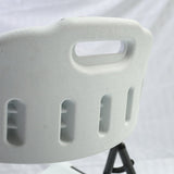 Set mobilier gradina/camping masa pliabila si 6 scaune, gradina sau terasa, pescuit, portabil, alb gri