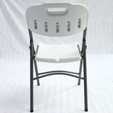 Set mobilier gradina/camping masa pliabila si 6 scaune, gradina sau terasa, pescuit, portabil, alb gri