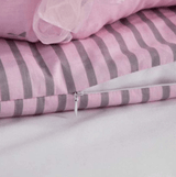 Set patut portabil, bebe baby nest cu lenjerie, perna, bumper protectie anti - alunecare, verde cu iepuri gri - BUZ.RO