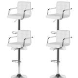 Set scaune pentru bar, salon, ajustabil, 116x43cm, negru - BUZ.RO