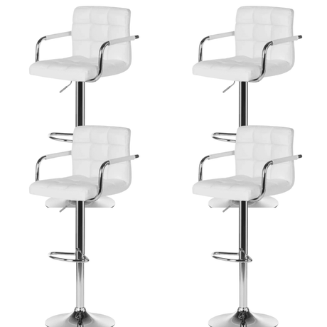 Set scaune pentru bar, salon, ajustabil, 116x43cm, negru - BUZ.RO