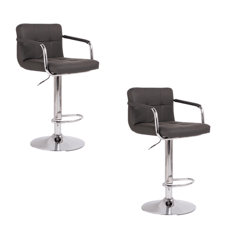 Set scaune pentru bar, salon, ajustabil, 116x43cm, negru - BUZ.RO