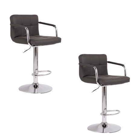 Set scaune pentru bar, salon, ajustabil, 116x43cm, negru - BUZ.RO