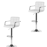 Set scaune pentru bar, salon, ajustabil, 116x43cm, negru - BUZ.RO