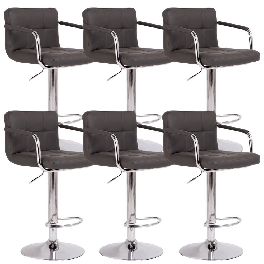 Set scaune pentru bar, salon, ajustabil, 116x43cm, negru - BUZ.RO