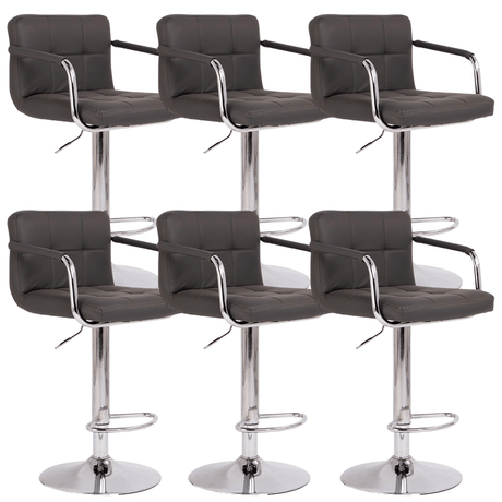 Set scaune pentru bar, salon, ajustabil, 116x43cm, negru - BUZ.RO