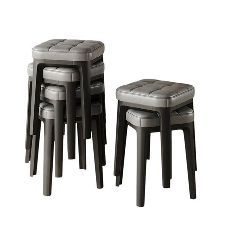 Set scaune, Scaun bucatarie taburet 4/6 bucati, stivuibile, living, dinning, hol - BUZ.RO