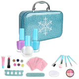 Set trusa de make up , fetite , multiple accesorii ,  22 piese