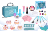 Set trusa de make up , fetite , multiple accesorii ,  22 piese
