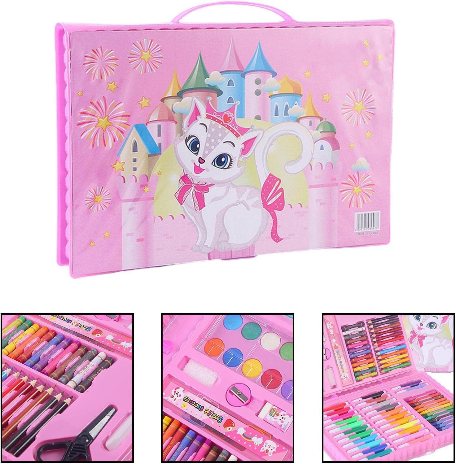 Set trusa desen copii , multicolora , interactiva , creioane