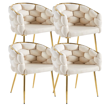 Set scaune bucatarie/living/dinning, cu picioare metalice, husa catifea