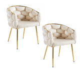 Set scaune bucatarie/living/dinning, cu picioare metalice, husa catifea