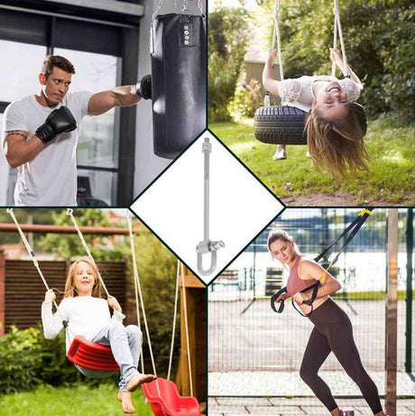 Sistem de prindere carlig leagăn tip c – oțel galvanizat cuinel rotativ m12 120 mm - BUZ.RO