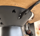 Sistem de prindere metalic pentru blat de lemn, suporti metalici , coltare metalice firepit/gratar - BUZ.RO