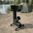 Sobă de gătit pe lemne, din oțel carbon, portabilă – 65×40×43 cm - BUZ.RO