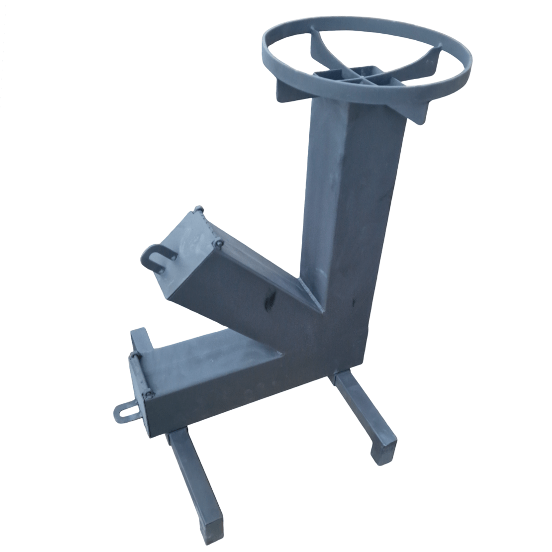 Soba de gatit, pe lemne, otel carbon, portabila, dimensiuni 65x40x43cm VOPSITA - BUZ.RO