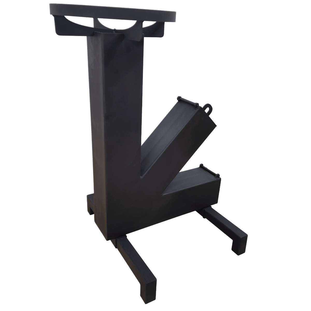 Soba de gatit, pe lemne, otel carbon, portabila, dimensiuni 65x40x43cm VOPSITA - BUZ.RO