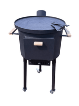 Soba pe lemne|4 in 1 |Plita Godin| Gratar Gradina|Ceaun|Disc - BUZ.RO