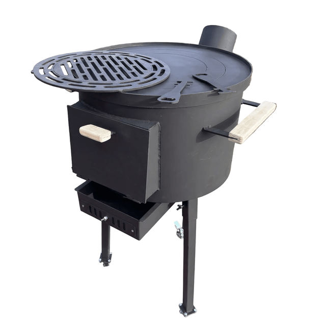 Soba pe lemne|4 in 1 |Plita Godin| Gratar Gradina|Ceaun|Disc - BUZ.RO