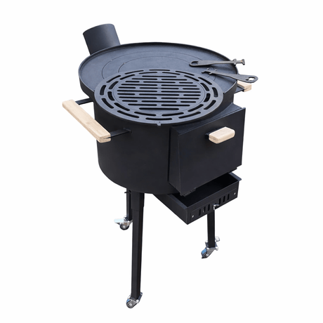 Soba pe lemne|4 in 1 |Plita Godin| Gratar Gradina|Ceaun|Disc - BUZ.RO