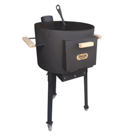Soba pe lemne|4 in 1 |Plita Godin| Gratar Gradina|Pentru  Ceaun si Disc