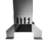 Soba de gatit pe lemne  3 in 1 plita 8 mm + Ceaun + Disc otel carbon, Teava 4mm , 15 cm x 15 cm