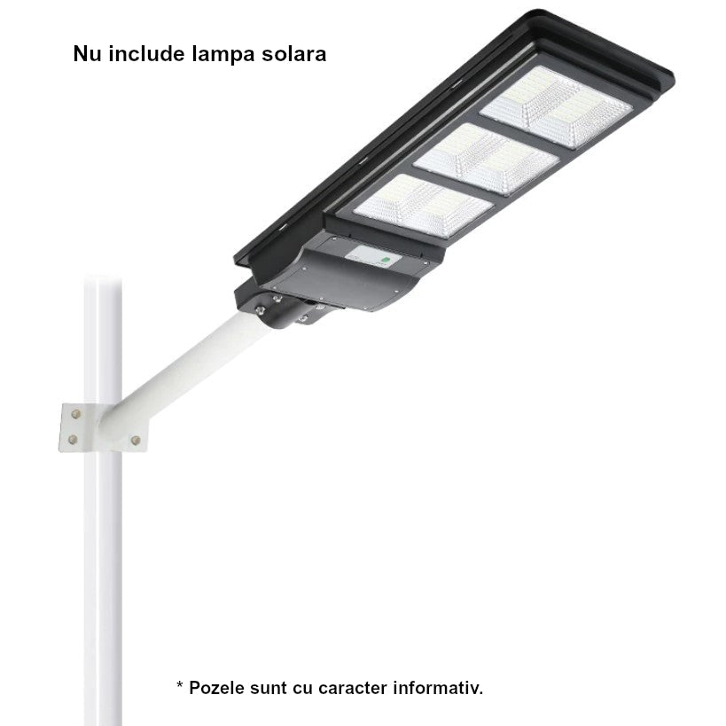 Stativ, suport pentru lampa stradala, brat cu prindere pe perete pentru proiector solar stradal - BUZ.RO