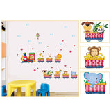 Sticker autocolant de perete pentru camera copilulu, rezistent la zgarieturi si apa, 158x52 cm, diverse modele - BUZ.RO