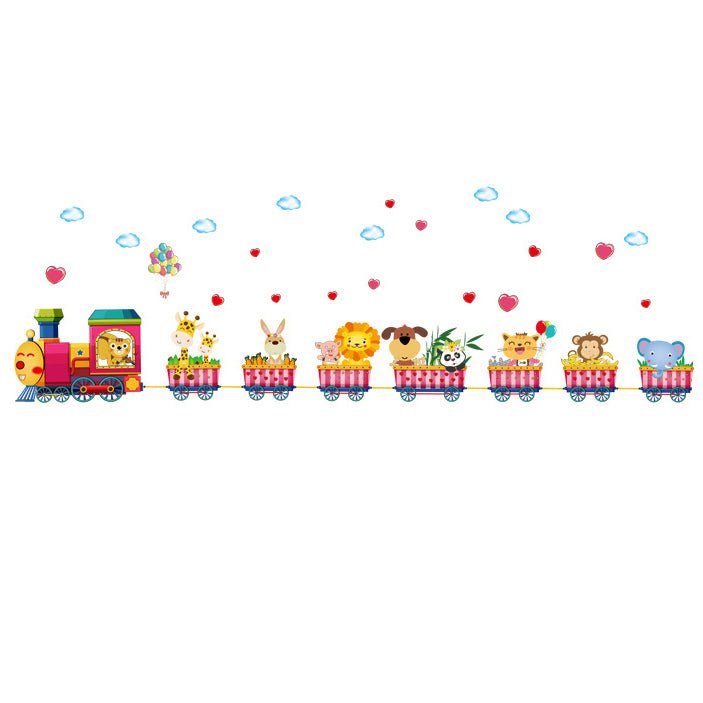 Sticker autocolant de perete pentru camera copilulu, rezistent la zgarieturi si apa, 158x52 cm, diverse modele - BUZ.RO