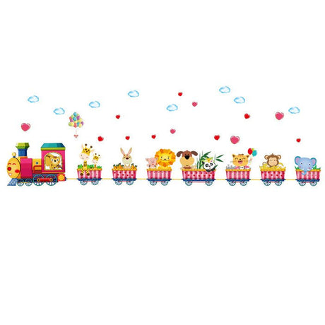 Sticker autocolant de perete pentru camera copilulu, rezistent la zgarieturi si apa, 158x52 cm, diverse modele - BUZ.RO