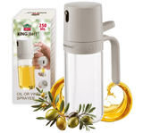 Sticla cu pulverizator| dozator ulei| otet | flacon| capacitate 250ml|reincarcabil | sticla - BUZ.RO