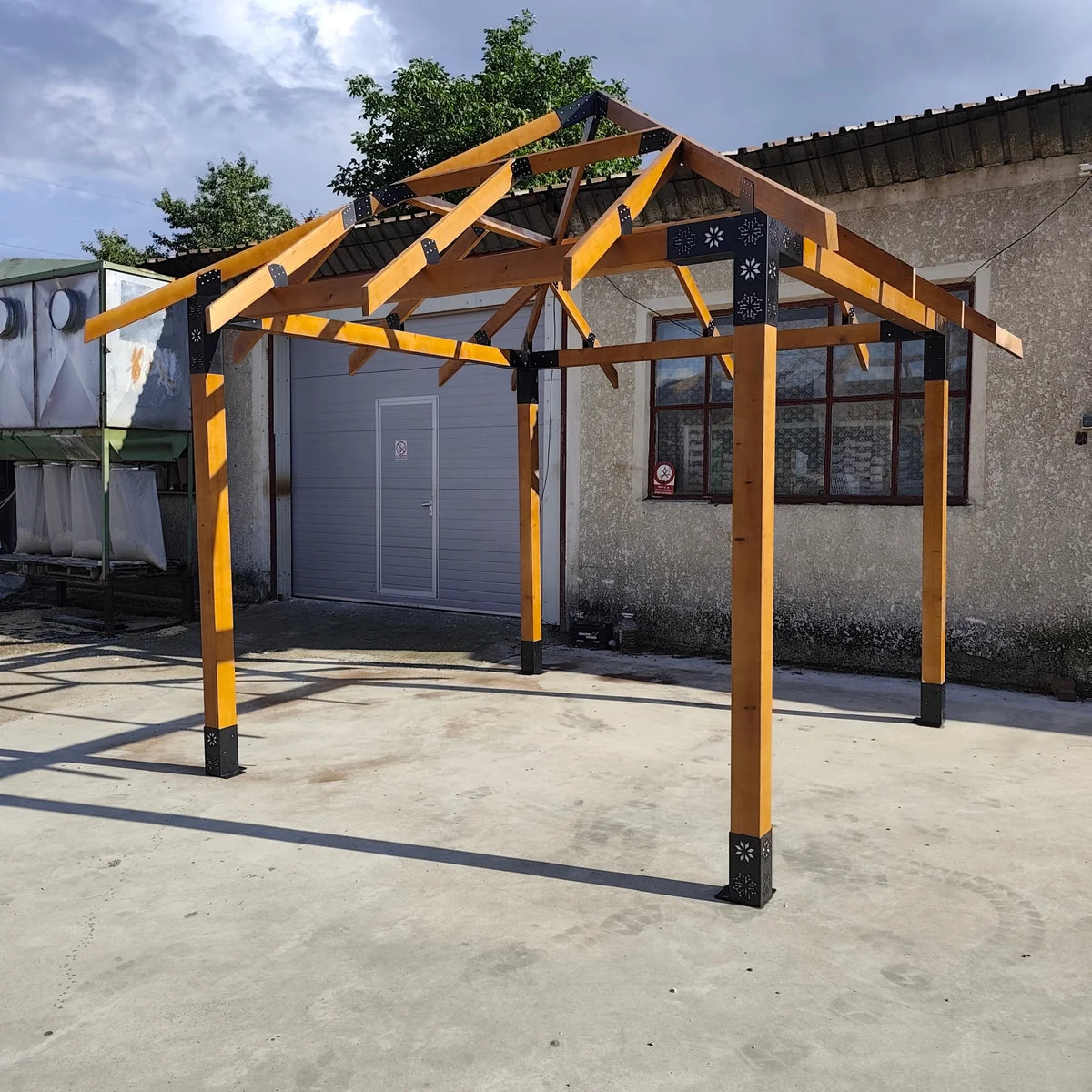 Foisor lemn Bucovina 3x3m - Premium
