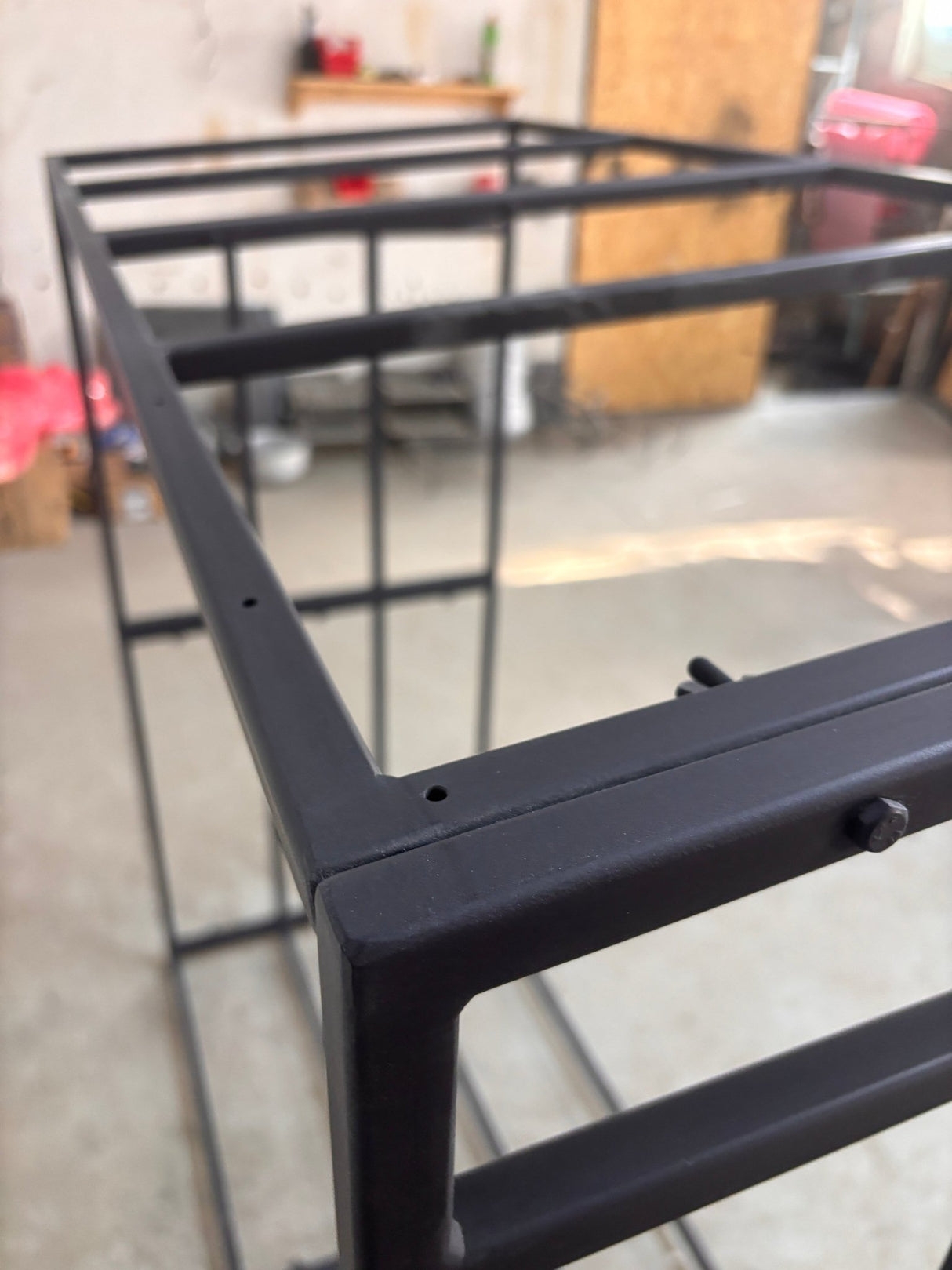 Suport lemne din metal, demontabil – fier, 150x70x150, Negru, buz, - BUZ.RO
