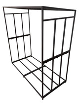 Suport lemne din metal, demontabil – fier, 150x70x150, Negru, buz, - BUZ.RO