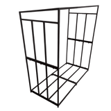 Suport lemne din metal, demontabil – fier, 150x70x150, Negru, buz, - BUZ.RO