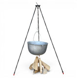 Suport pentru ceaun| Trepied reglabil| lant si carlig| 120 cm inaltime - BUZ.RO