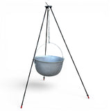 Suport pentru ceaun| Trepied reglabil| lant si carlig| 120 cm inaltime - BUZ.RO