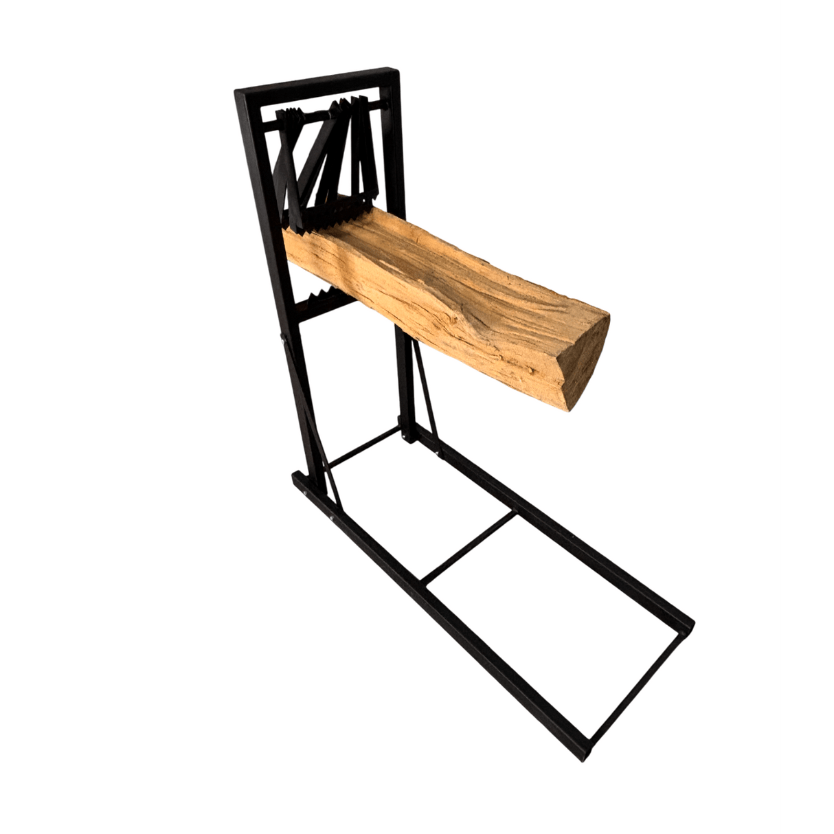 Suport pentru taiat lemne/ busteni, metal, pentru drujbe, 115x117 cm - BUZ.RO