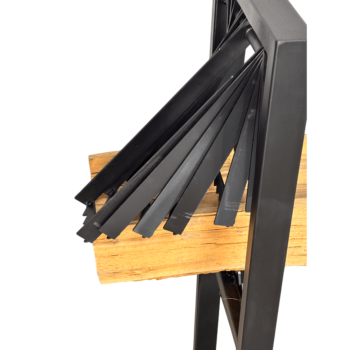 Suport pentru taiat lemne/ busteni, metal, pentru drujbe, 115x117 cm - BUZ.RO