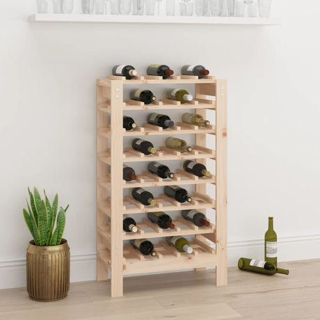 Suport sticle vin, raft vin pentru casa sau pivnita, beci, din lemn, rezistent, 40 sticle,: 61,5 x 30 x 107,5 cm - BUZ.RO