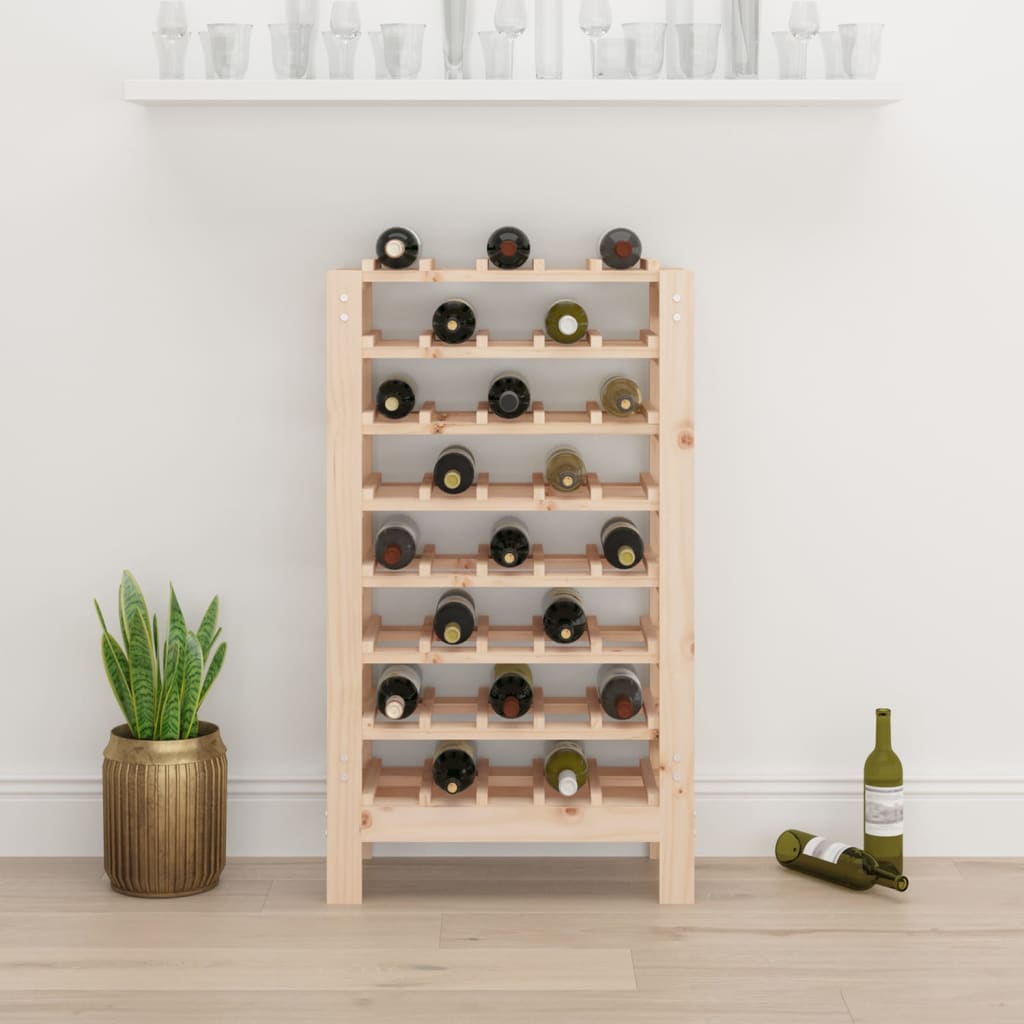 Suport sticle vin, raft vin pentru casa sau pivnita, beci, din lemn, rezistent, 40 sticle,: 61,5 x 30 x 107,5 cm - BUZ.RO