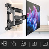 Suport TV de perete, universal, cu rotire, inclinare, pentru televizor LED sau LCD, 32 - 70 inch - BUZ.RO