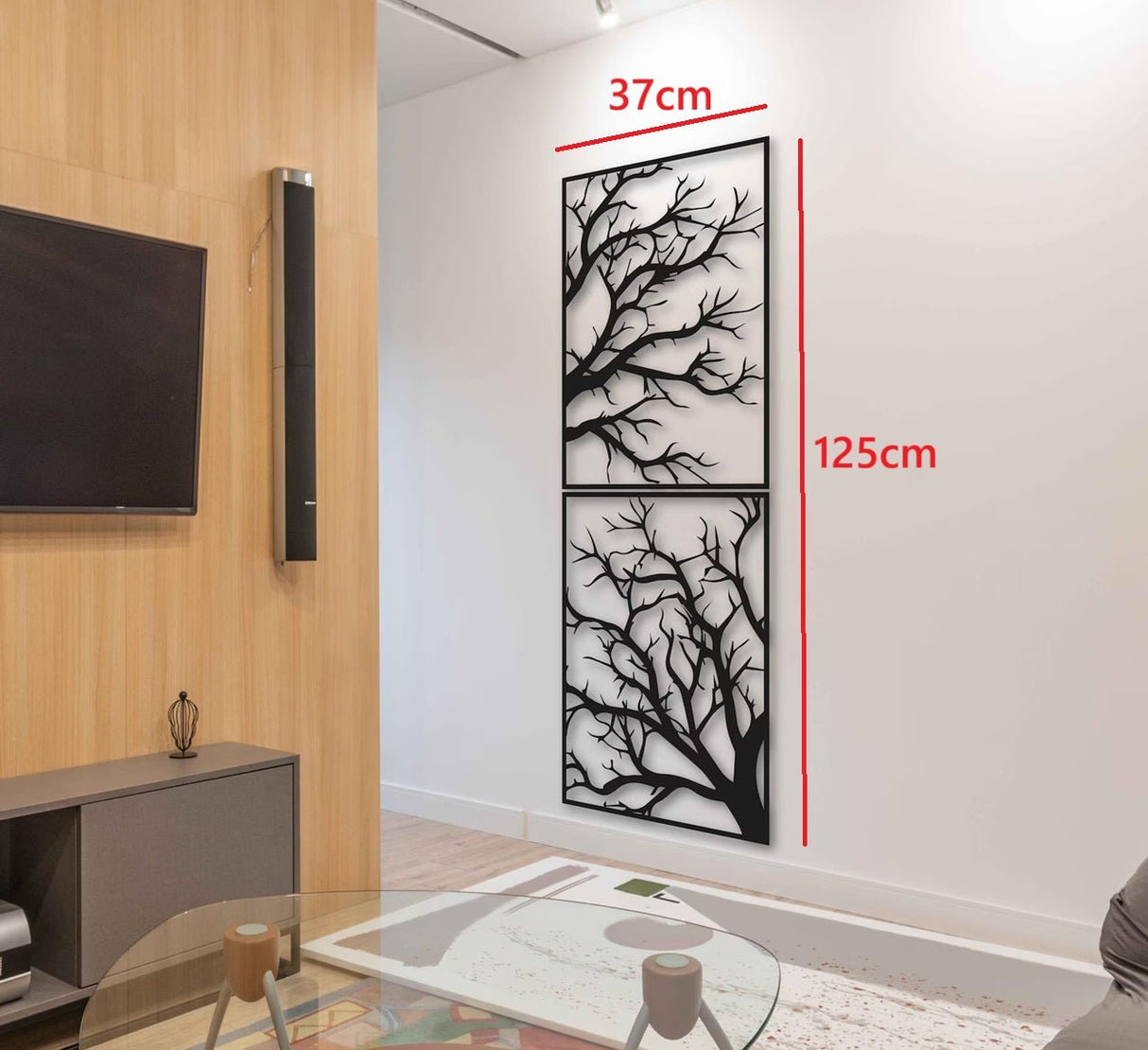 Tablou rama metal, Decoratiune metalica moderna, 2mm - BUZ.RO