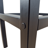 Taburet bucatarie lemn si metal, 38x28x65 cm - BUZ.RO