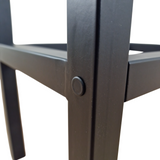 Taburet bucatarie lemn si metal, 38x28x65 cm