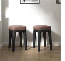 Taburet, taburet bucatarie, living, terasa, tapitat, picioare antiderapante, 45x30x30 - BUZ.RO