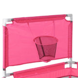 Tarc pentru copii hexagonal, pentru interior/exterior, cu cos de baschet, 30 bile incluse, roz, 125x112x65 cm, buz - BUZ.RO