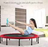 Trambulina copii, plasa de protectie textila, cadru metal, protectii spuma, protectii plastic ,interior , exterior ,greutate 200 kg